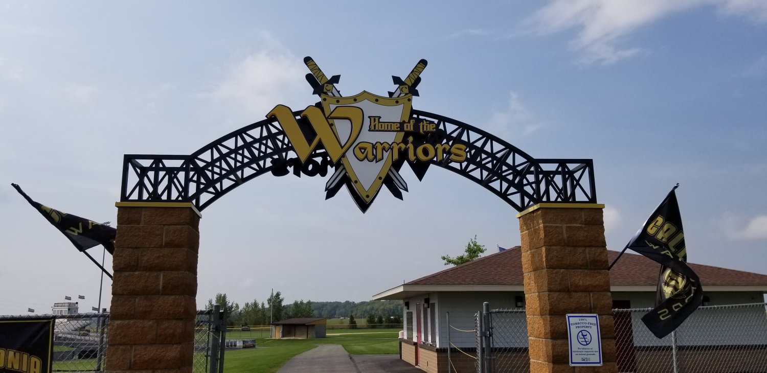 Warrior Entryway to sports complex
